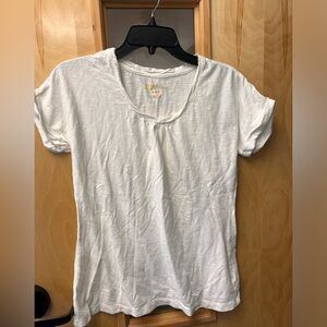☀️3/$10☀️ Natural Reflections natural White Short Sleeve Tee medium